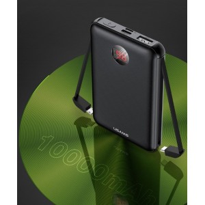 10000mAh Powerbank with Inbuilt Cable and Digital Batt Indicator